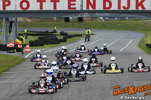 Geweldig startveld, en fantastische races in de Honda Cadet